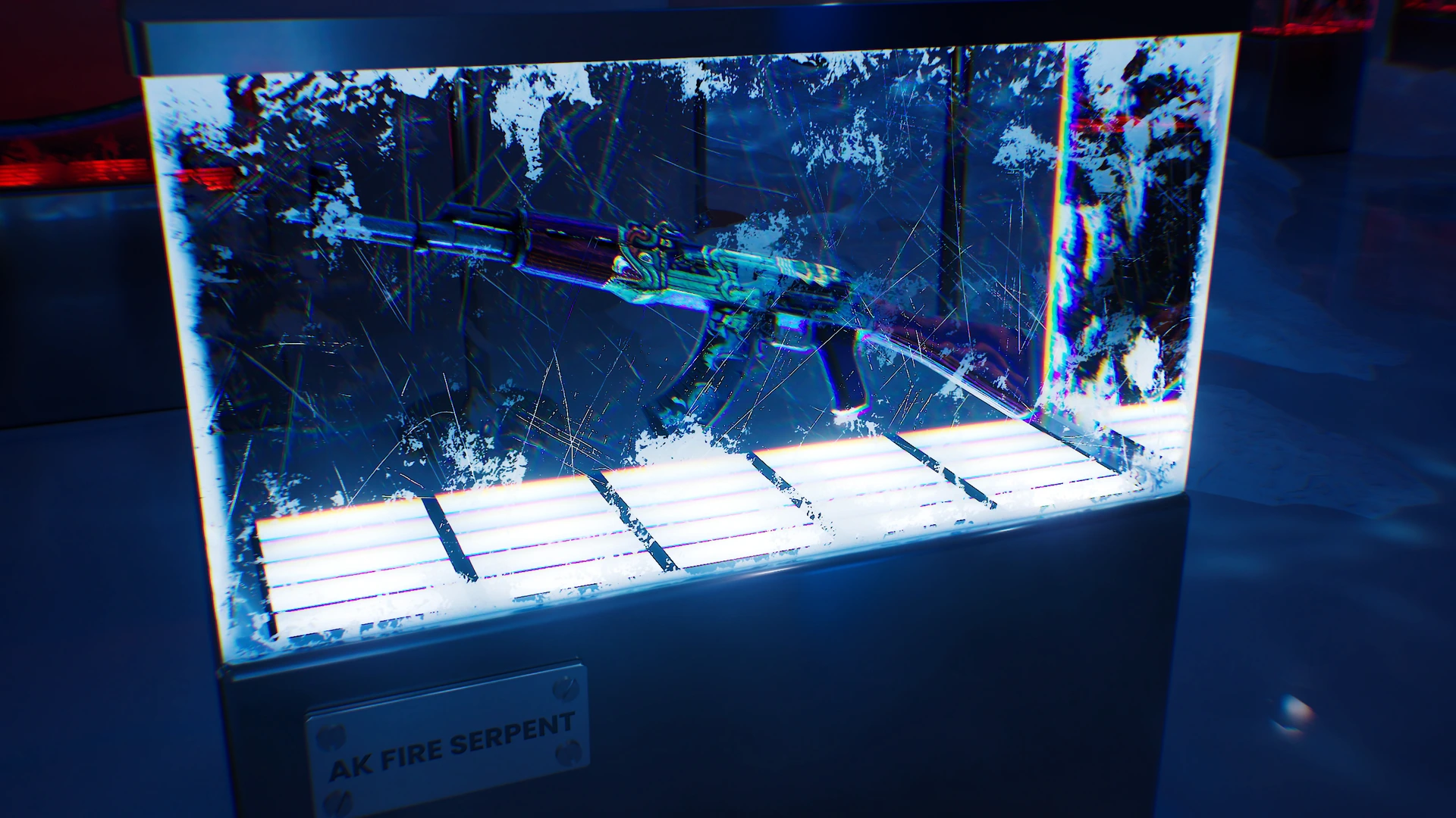MushLeVrai — CS:GO — Un objet présenté dans sa vitrine.
