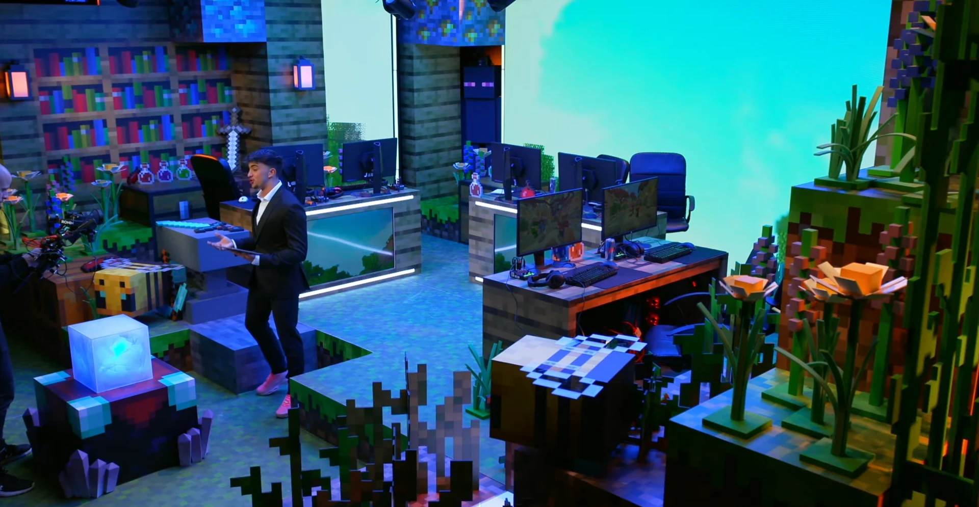Inoxtag — Arena Minecraft — Le plateau réalisé
