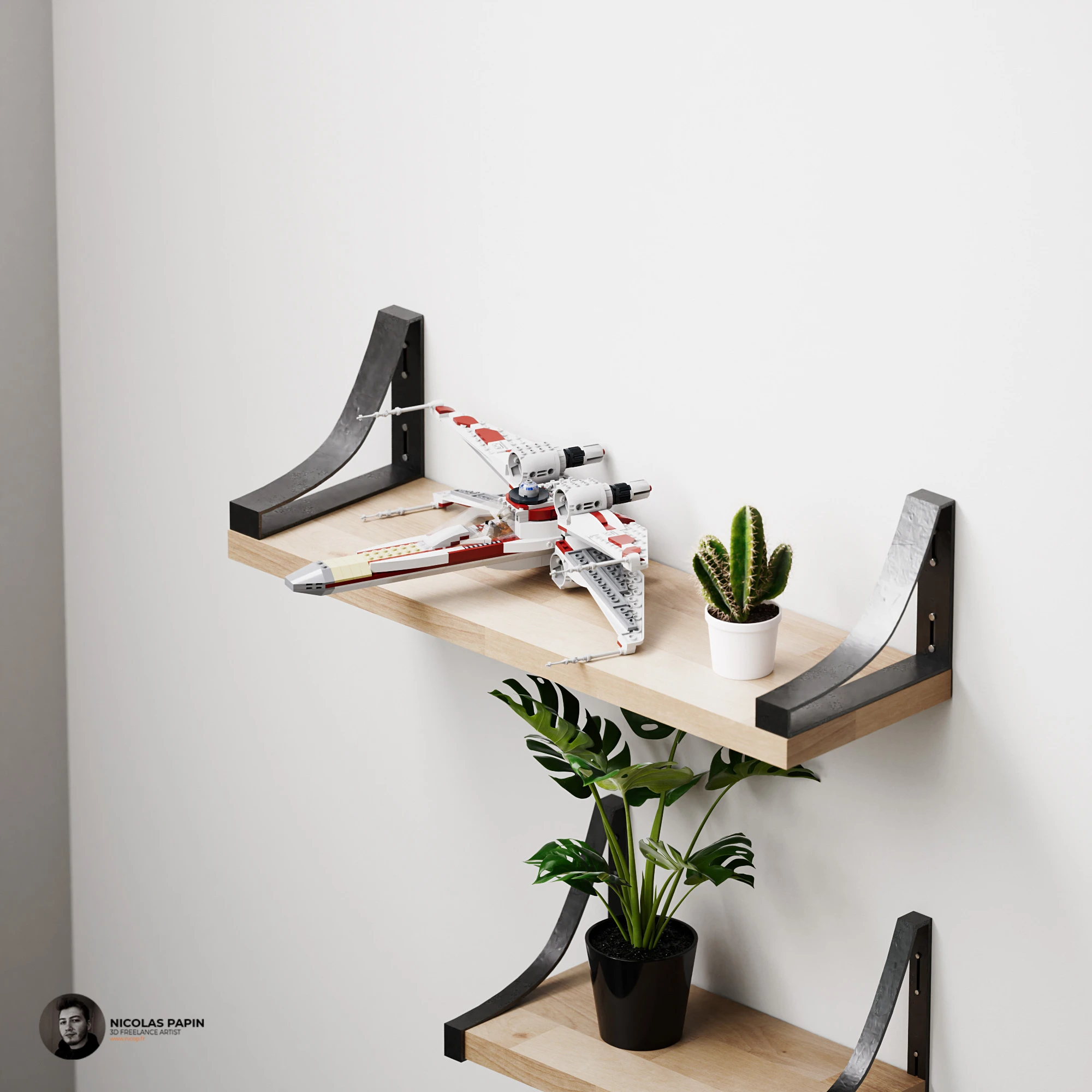 Isometric Art — composition 3D isométrique 3