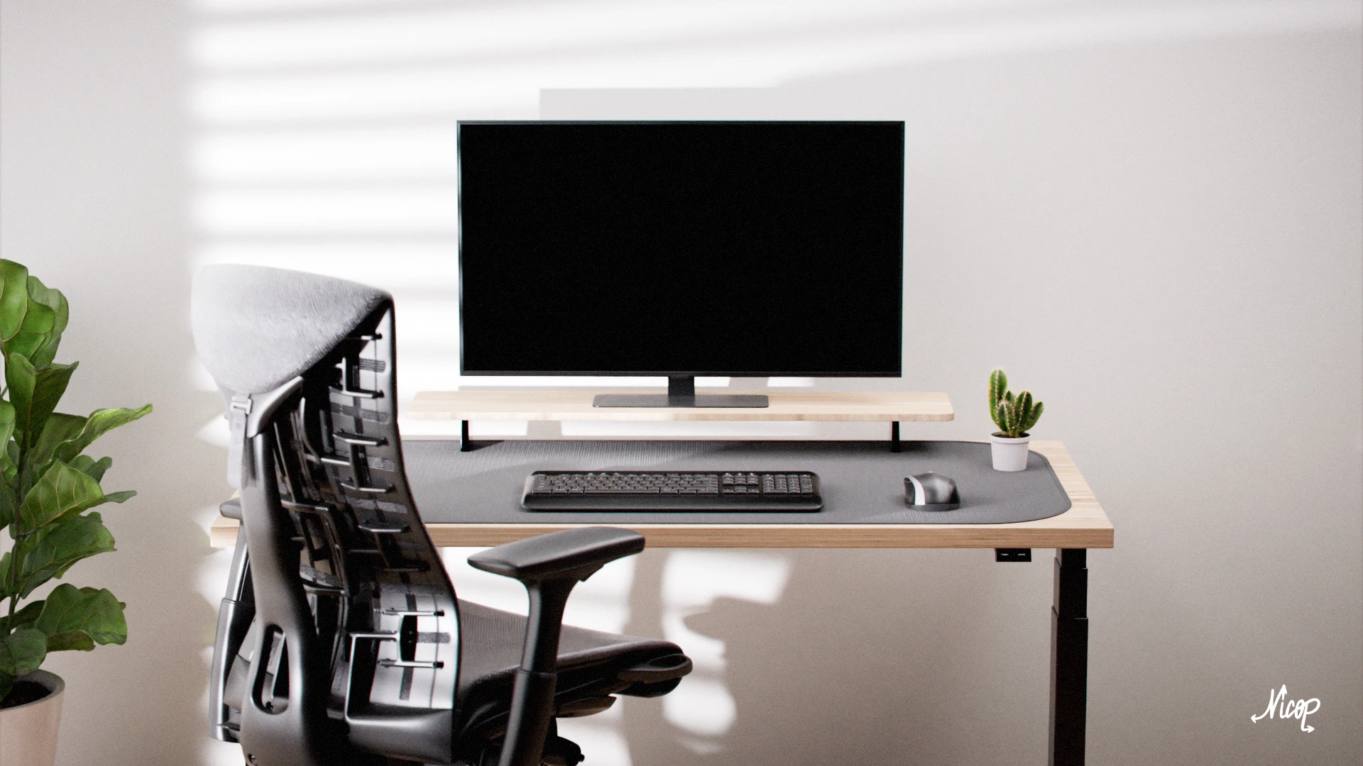 Logitech K650 — CGI — étude 3D, vue 6