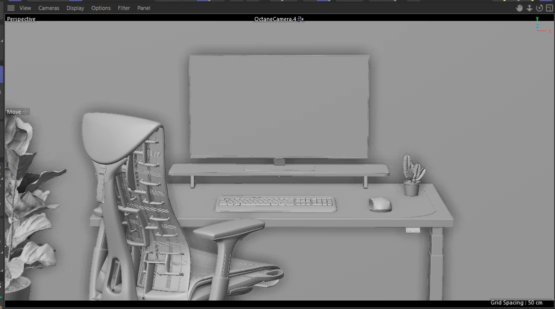 Logitech K650 — CGI — étude 3D, vue 9