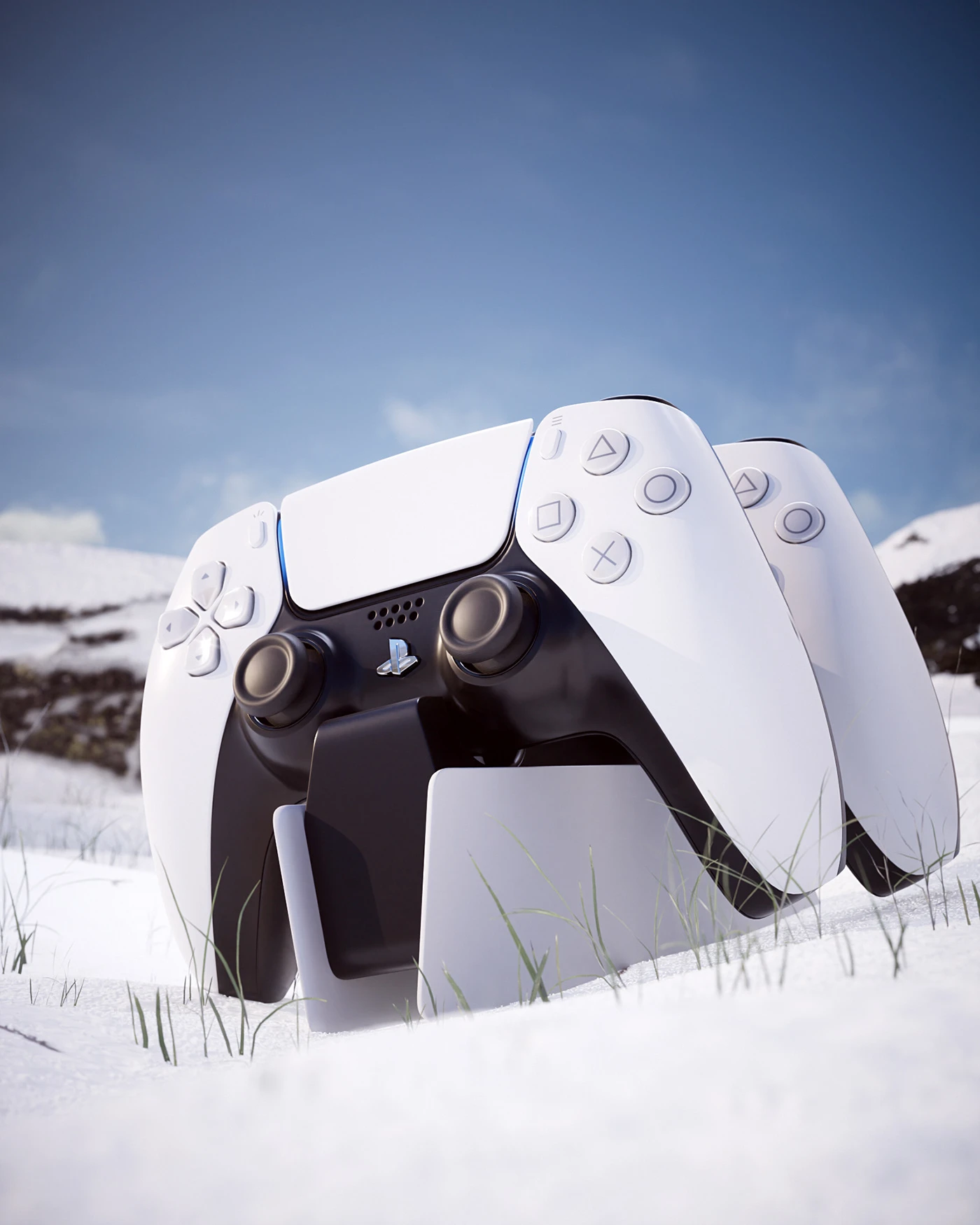 PlayStation 5 — CGI — étude 3D, vue 9