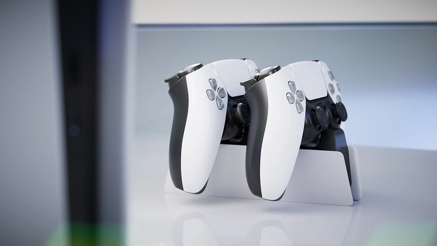 PlayStation 5 — CGI — étude 3D, vue 5