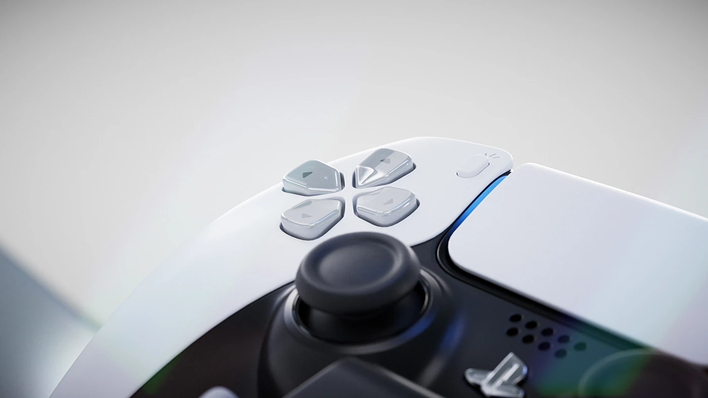 PlayStation 5 — CGI — étude 3D, vue 6