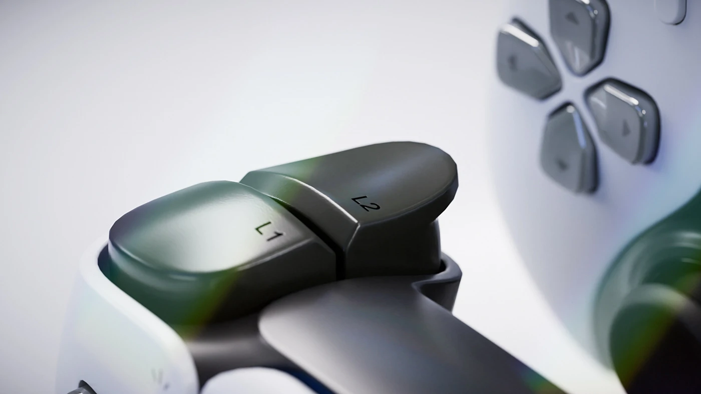 PlayStation 5 — CGI — étude 3D, vue 7